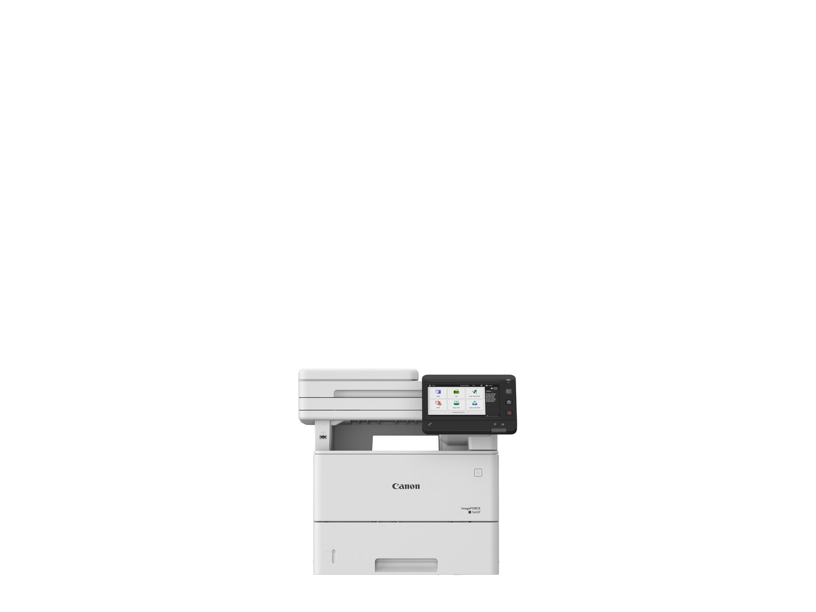 Canon imageFORCE 1643, multifunzione A4 bianco e nero, vista frontale